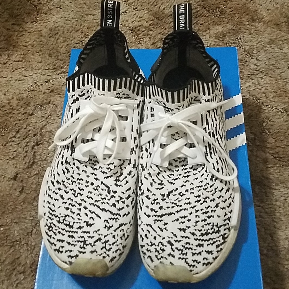 Adidas NMD Sashiko White used No Box